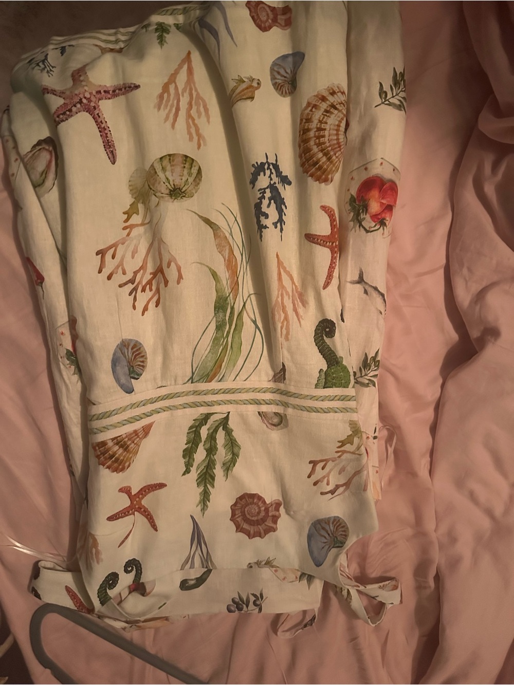 Caroline Constas Cream Sea Life Print Mini Dress - Picture 4 of 6